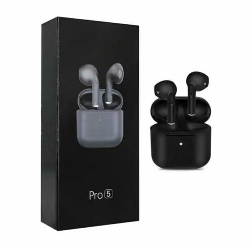 TWS Pro 5 I Écouteurs sans fil longue autonomie noire