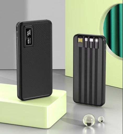 Aspor A300 | Powerbank avec câbles intégrés 10 000 mAh