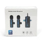 Microphone cravate sans fil K15 | Double microphone Lavalier avec bonnette