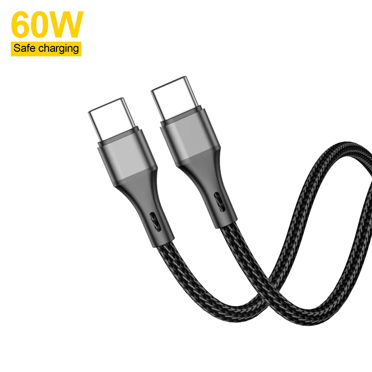 Aspor AC-19 | Câble chargeur USB-C vers USB-C 60W