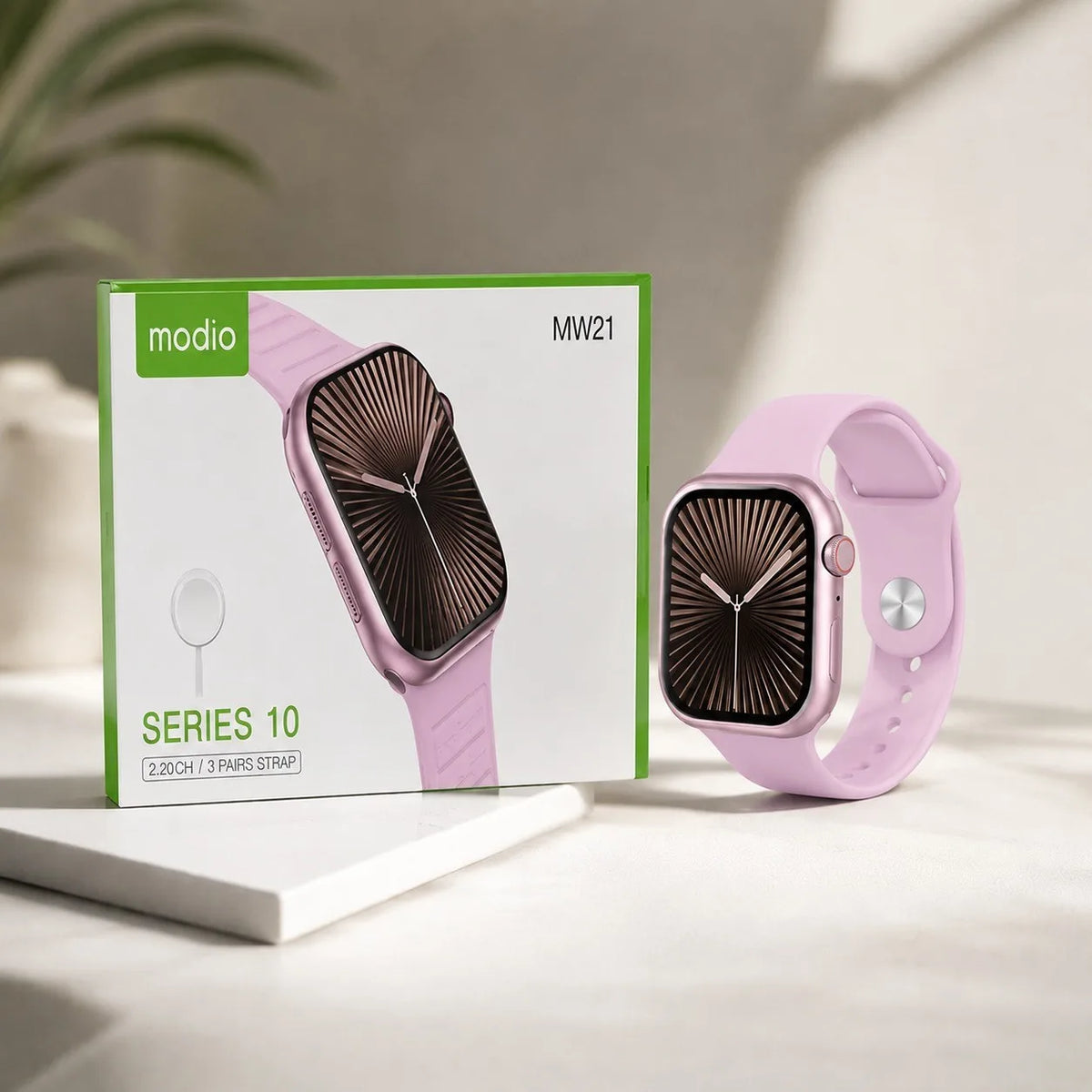 Montre connectée MW21 Series 10 I Couleur rose