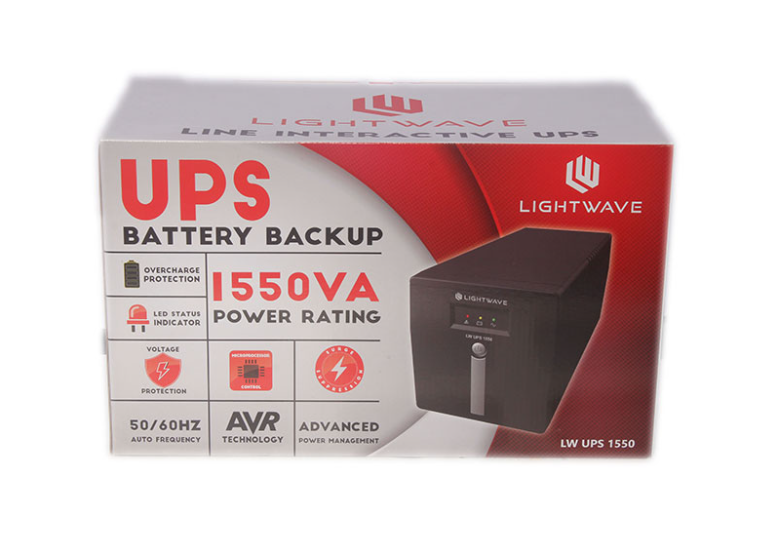 Onduleur UPS LIGHTWAVE BACKUP 1550VA