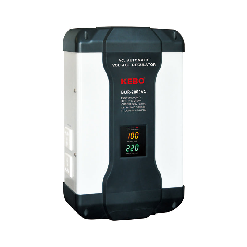 Régulateurs de tension automatiques KEBO BUR-1000VA, BUR-2000VA, BUR-3000VA et BUR-5000VA