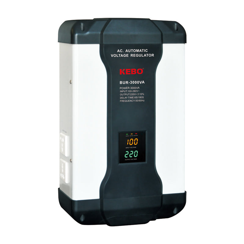 Régulateurs de tension automatiques KEBO BUR-1000VA, BUR-2000VA, BUR-3000VA et BUR-5000VA